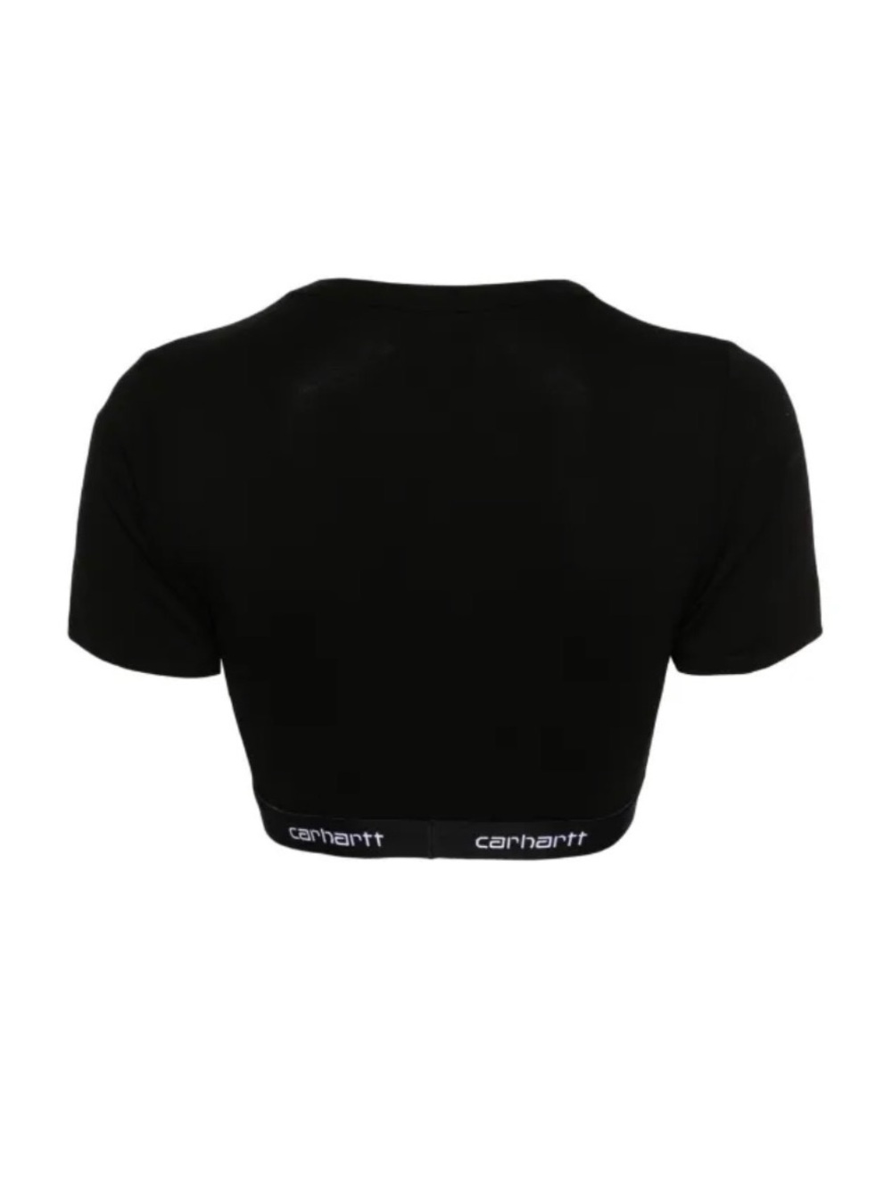 Carhartt Black Logo Crop T-Shirt